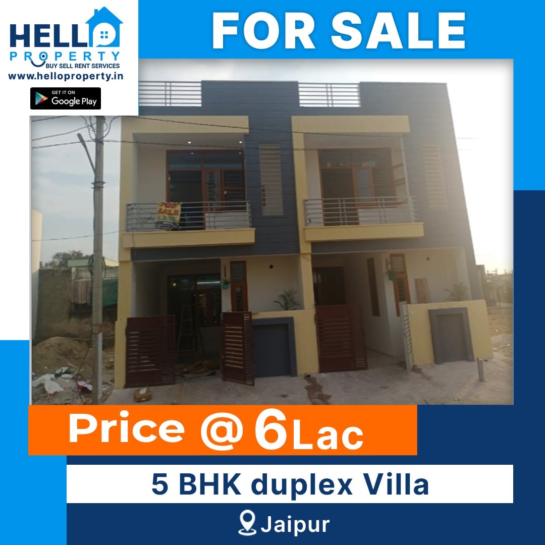 5 BHK duplex Villa For Sale🤩