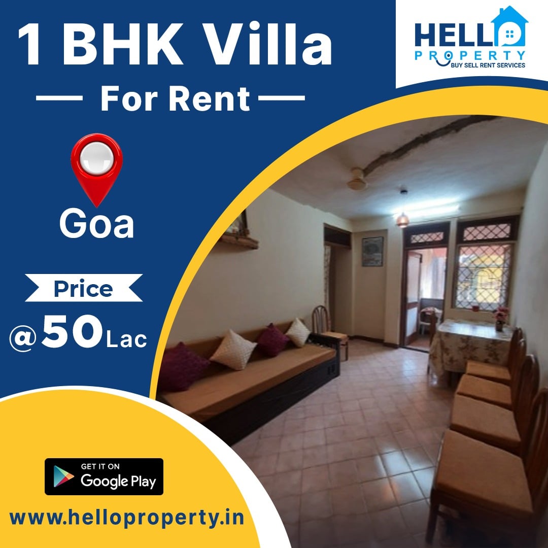 1 BHK Villa For Sale🤩