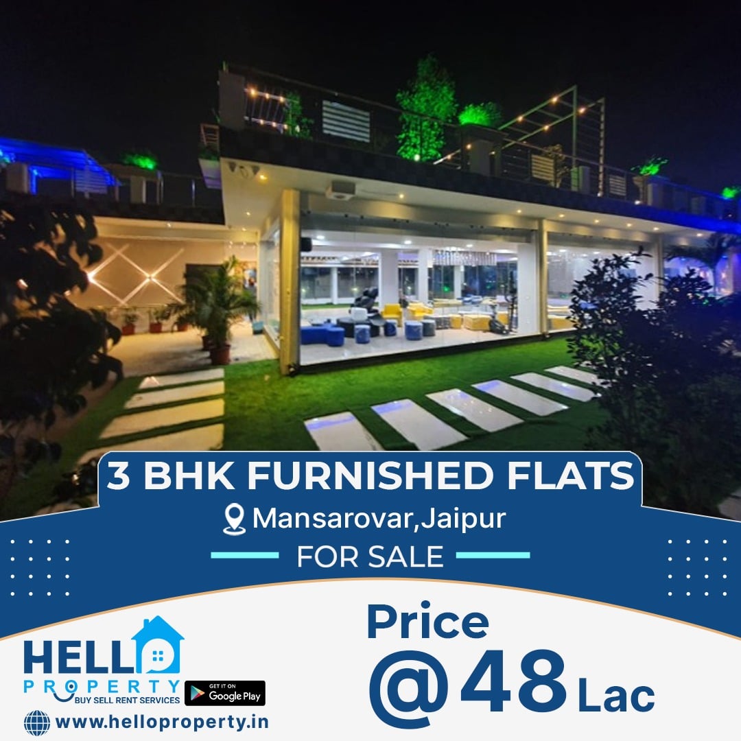 3 BHK furnished flats For Sale🤩