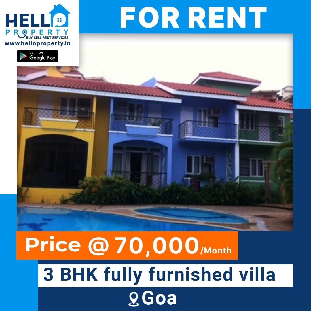 3 BHK fully furnished villa🤩