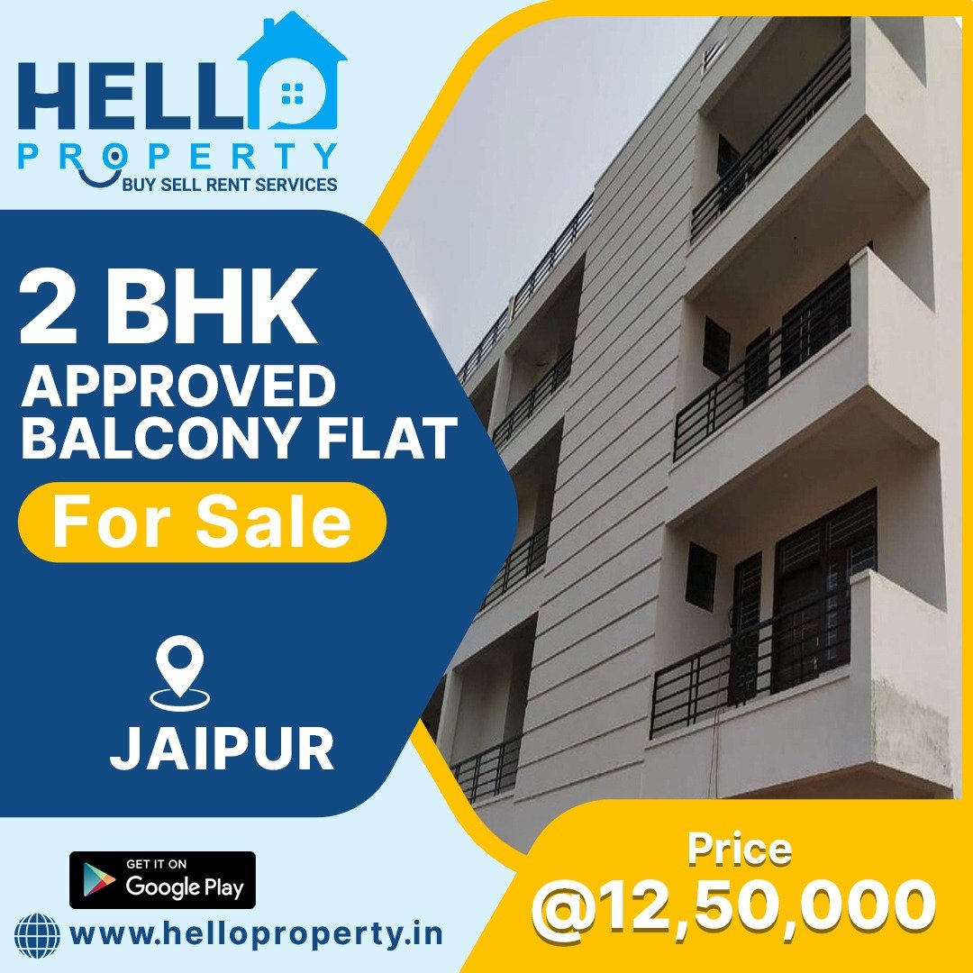 2 bhk approved balcony flat🥳