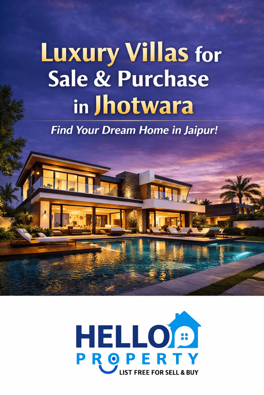 Luxury Villa for Sale and Purchase in Jhotwara â€“ A Premium Living Experience with Hello Property